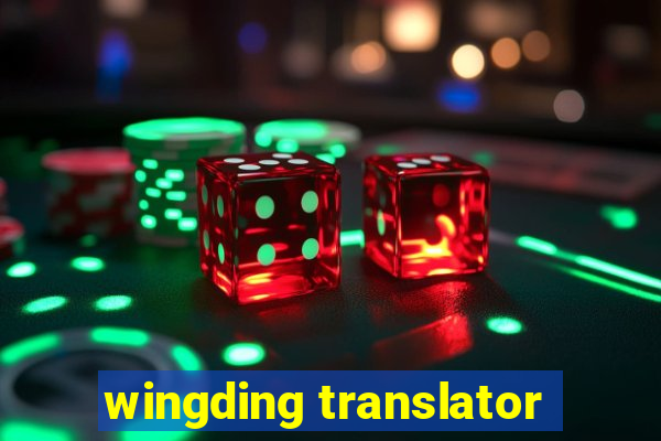 wingding translator